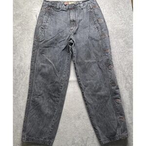 Vintage Willie Esco DUNS‎ Jeans Mens 34 Gray Baggy Wide Leg Y2K Skater 90s